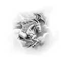 Saint George tattoo design idea