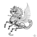 Saint George tattoo design idea