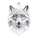 Peux tu me dessiner un tatouage loup avec une couronne avec l’Anne de naissance 1962-1963 avec une rune nordique de l’am tattoo design idea