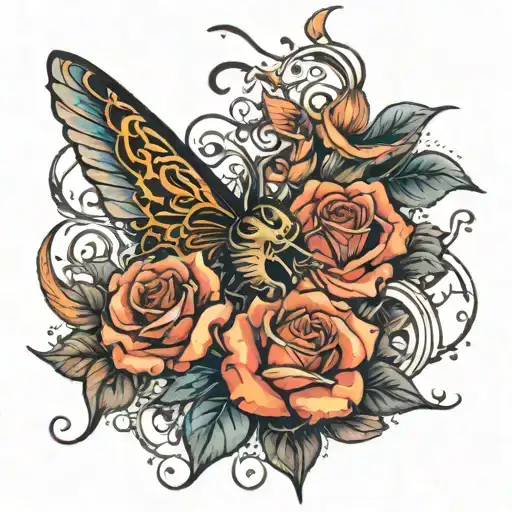 I looking for an Tattoo that’s combine all my preferences running, nature and deathcore music  tattoo design idea