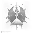 surrender to the storm tattoo design idea