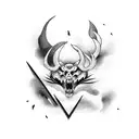 surrender to the storm tattoo design idea