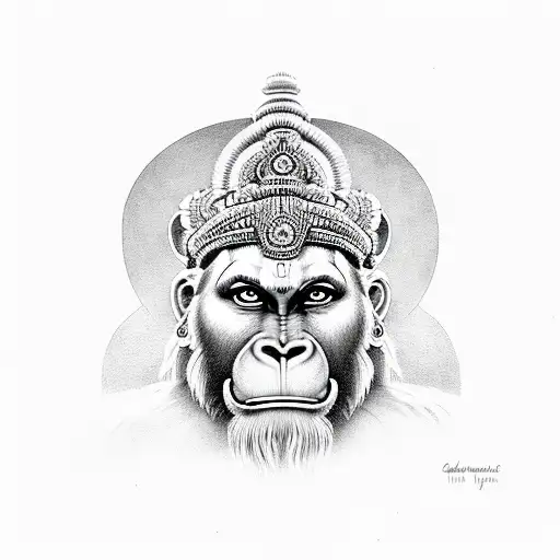 Tattoo uploaded by Vipul Chaudhary • Hanuman dada tattoo |Hanumanji tattoo  |Hanuman dada kaa tattoo |Lord hanuman tattoo • Tattoodo