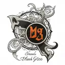 mark 9:23 written tattoo design idea