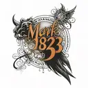 mark 9:23 written tattoo design idea