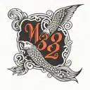 mark 9:23 written tattoo design idea