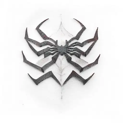 Spiderman tattoo design idea