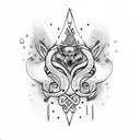 irish german tattoo design idea