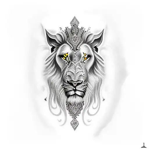 Aslan Pusula Uçak tattoo design idea