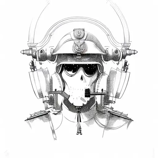 military finance tattoo design idea