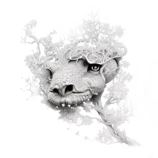 ivy tattoo design idea