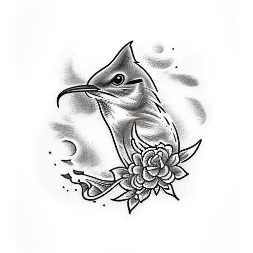 Nightingales tattoo design idea