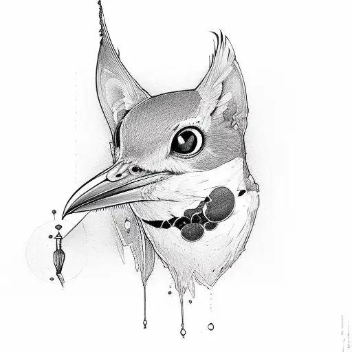 Nightingales tattoo design idea