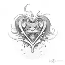 Love hurts tattoo design idea