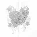 ivy on wall tattoo design idea