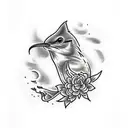 Nightingales tattoo design idea