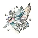 Nightingales tattoo design idea