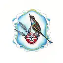 Nightingales tattoo design idea