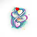 Love hurts tattoo design idea