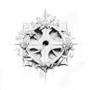 ivy on wall tattoo design idea