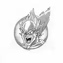 dragonball z tattoo design idea