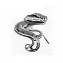 snake eating itself tattoo design idea