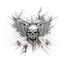 dimebag darrell tattoo design idea