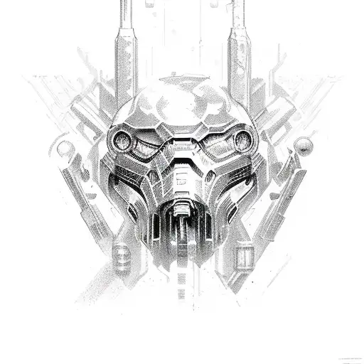 Doom Slayer tattoo design idea