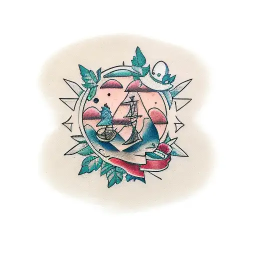 BOSQUE DE ALAMOS tattoo design idea