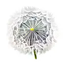 Dandelion tattoo design idea