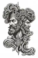 Moses tattoo design idea