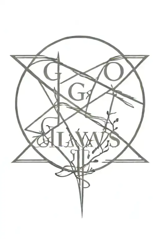 God is Greater than Highs And Lows Decal Religious tattoo design idea