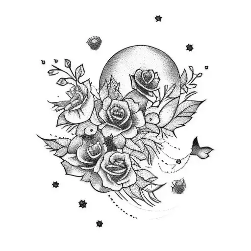 Create a tattoo design featuring the client's birthdate in a unique way tattoo design idea