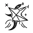 aquarius constellation tattoo design idea
