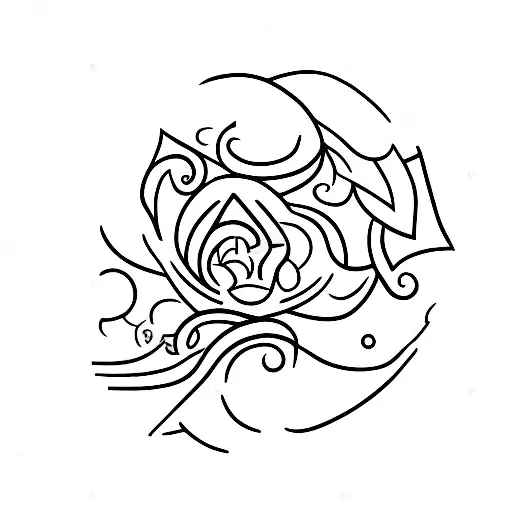 pumpkin tattoo design idea