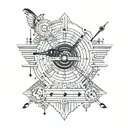 Reece in morse code tattoo design idea