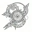 Reece in morse code tattoo design idea