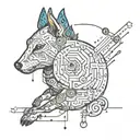 Reece in morse code tattoo design idea