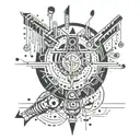 Reece in morse code tattoo design idea