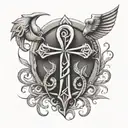 ankh tattoo design idea