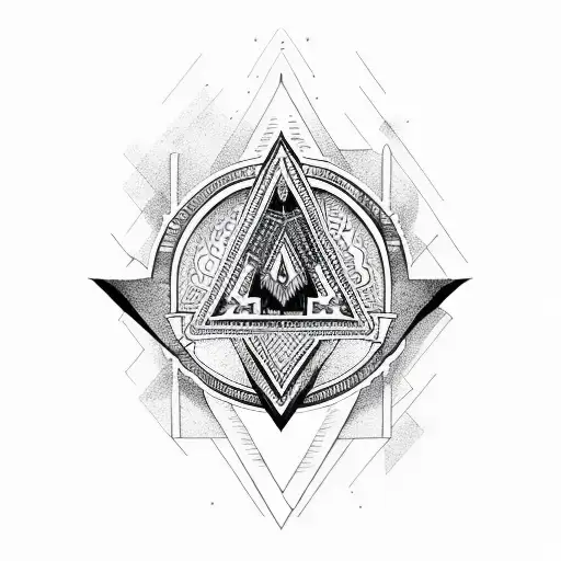 native arrowhead  tattoo design idea