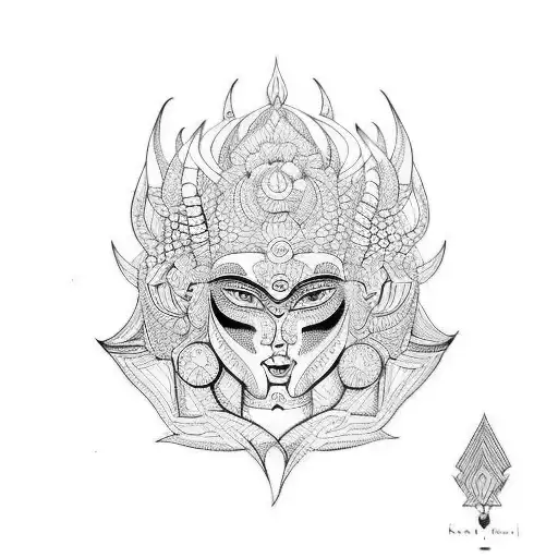Kali maa  tattoo design idea