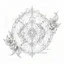 the words Percieve And Manifest overlapping each other tattoo design idea