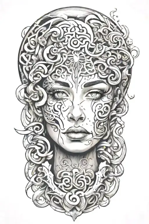 lost soul tattoo design idea