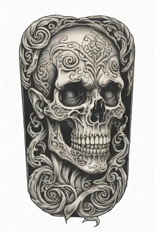 lost soul tattoo design idea