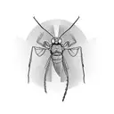 mantis  tattoo design idea