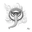 sol e cobra tattoo design idea