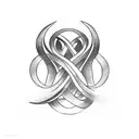 Infinity Symbol tattoo design idea