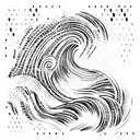 Ocean Wave tattoo design idea