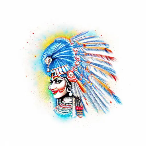 indian tattoo design idea